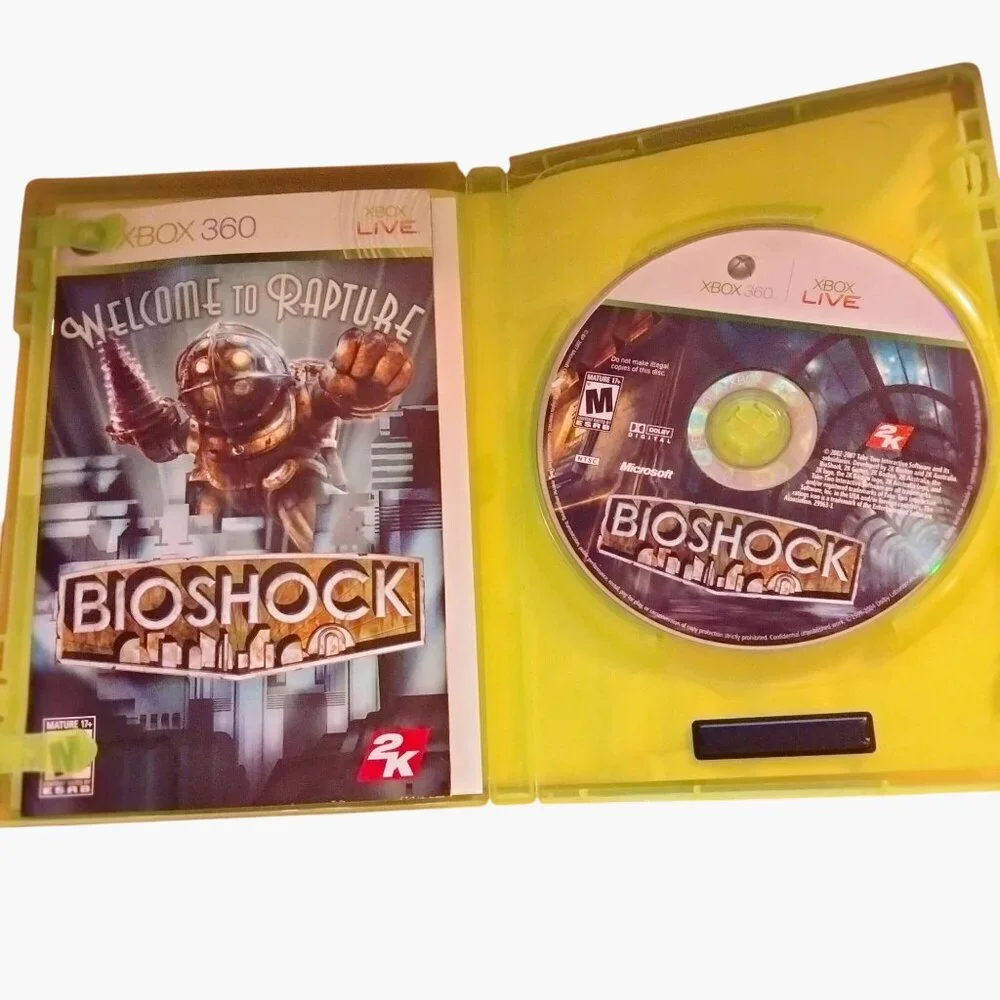 BioShock Xbox 360 Game Disc Mature Games